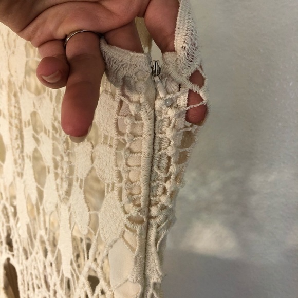 Poetry Cream White Lace Maxi Dress - Picture 8 of 10
